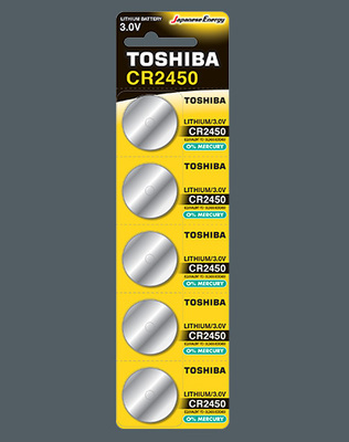 Элемент питания Toshiba CR2450 (фото, вид 4)