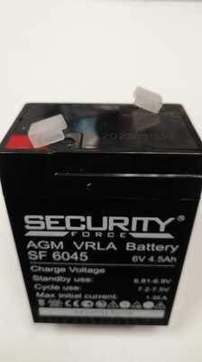 Аккумулятор SECURITY FORCE SF 6045 (фото, вид 3)