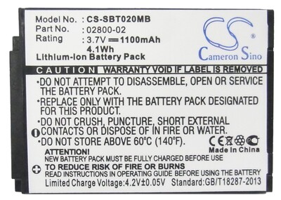 Аккумулятор CameronSino CS-SBT020MB (фото, вид 2)