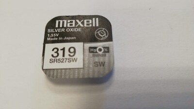 Элемент питания Maxell 319/SR527SW (фото, вид 2)