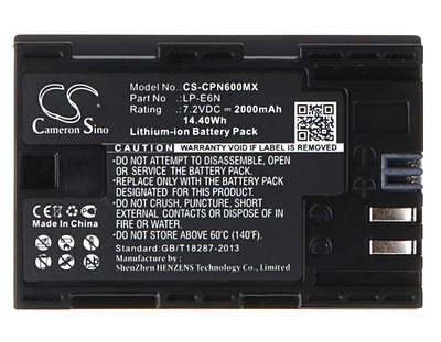 Аккумулятор CameronSino CS-CPN600MX (фото, вид 1)
