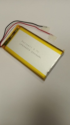 Аккумулятор Policell LP604374-PCM (вид 1) Аккумулятор Policell LP604374-PCM (фото, вид 1)
