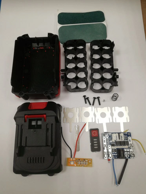 Корпус аккумулятора Makita с BMS под 10 элементов 18650 (вид 4) Корпус аккумулятора Makita с BMS под 10 элементов 18650 (фото, вид 4)