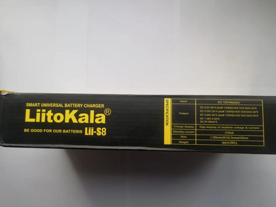 Зарядное устройство LiitoKala Lii-S8 (вид 4) Зарядное устройство LiitoKala Lii-S8 (фото, вид 4)