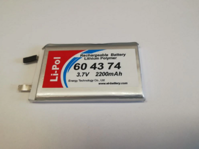 Аккумулятор Energy Technology LP604374 (вид 1) Аккумулятор Energy Technology LP604374 (фото, вид 1)