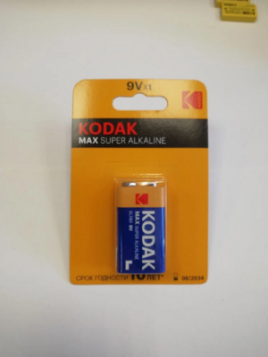 Элемент питания Kodak 6LR61 (вид 1) Элемент питания Kodak 6LR61 (фото, вид 1)