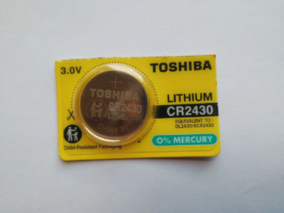 Элемент питания Toshiba CR2430 (вид 1) Элемент питания Toshiba CR2430 (фото, вид 1)