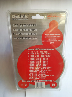 ������ DeLink 1RCA-1RCA 5 m (����, ��� 1)