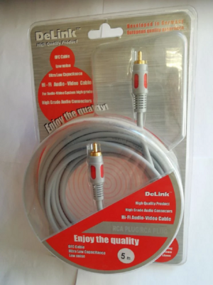 ������ DeLink 1RCA-1RCA 5 m (����, ��� 2)