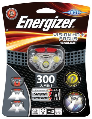 Energizer Headlight Vision HD + FOCUS